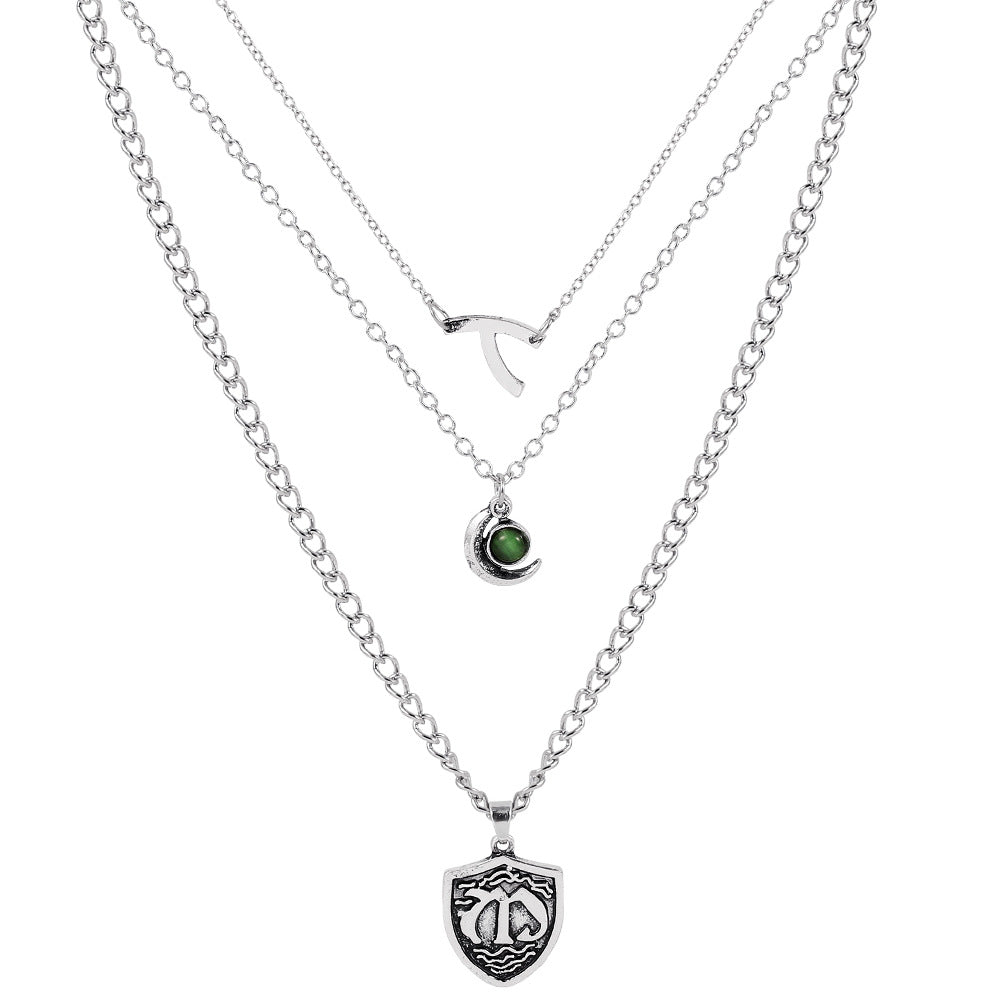 Platinum Charm Necklace