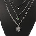 Platinum Charm Necklace