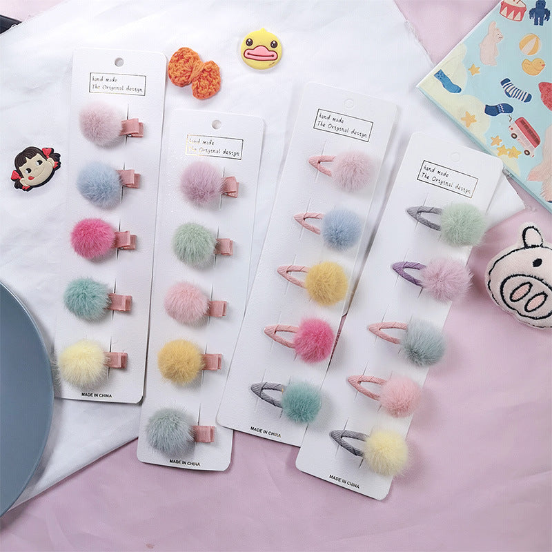 Hair Ball Hairpin Candy Color