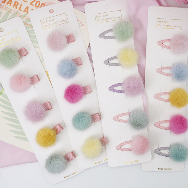 Hair Ball Hairpin Candy Color