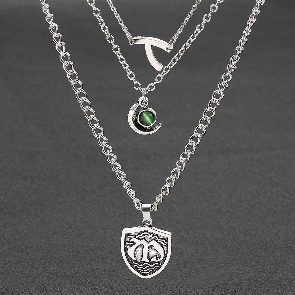 Platinum Charm Necklace