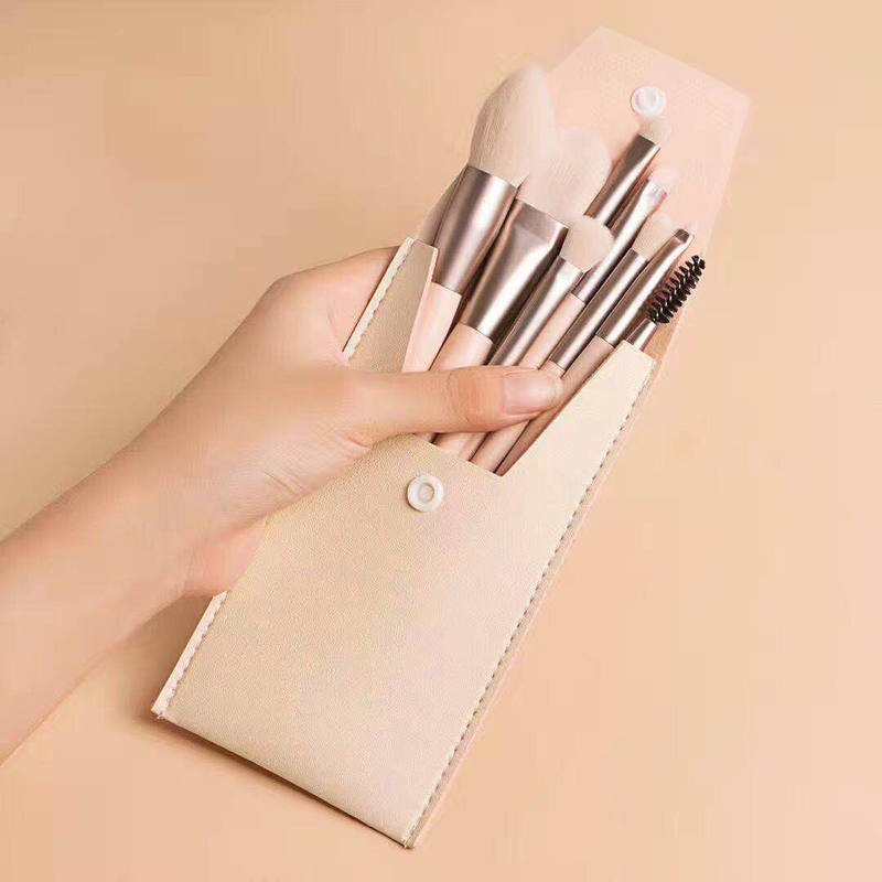 8 Mini Makeup Brushes Suit