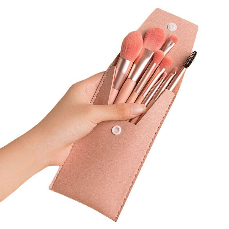 8 Mini Makeup Brushes Suit