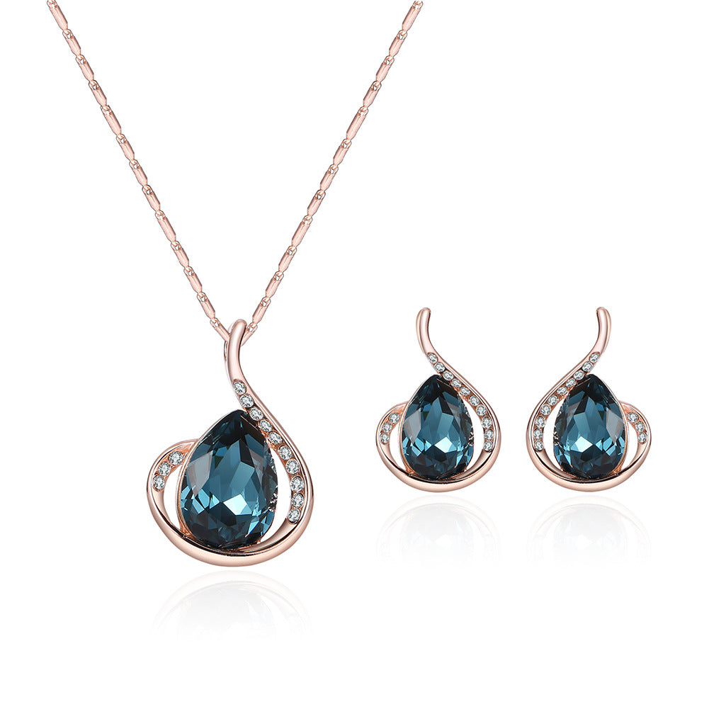 Heart Charm Jewelry Set