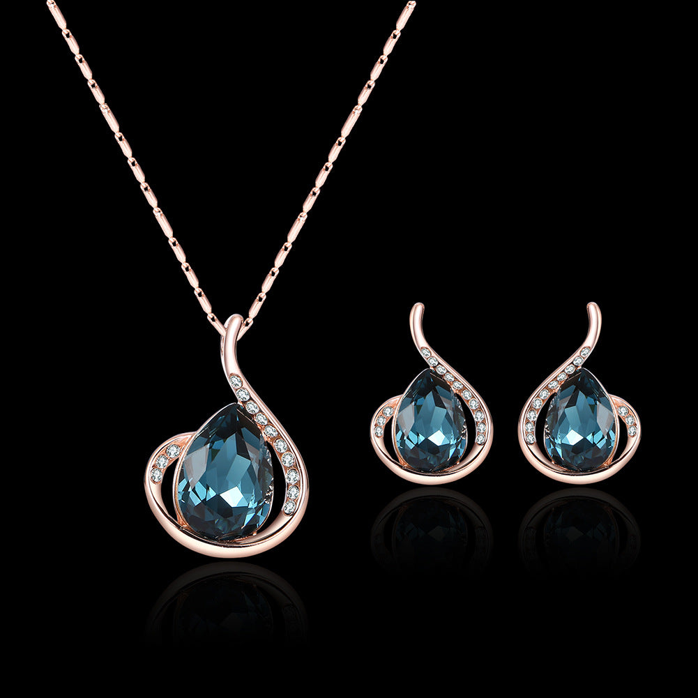 Heart Charm Jewelry Set
