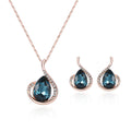 Heart Charm Jewelry Set