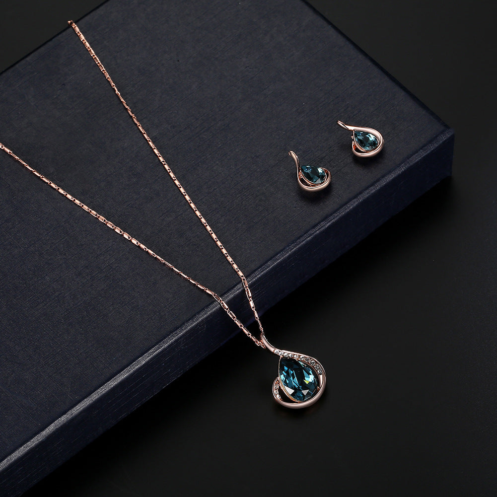 Heart Charm Jewelry Set