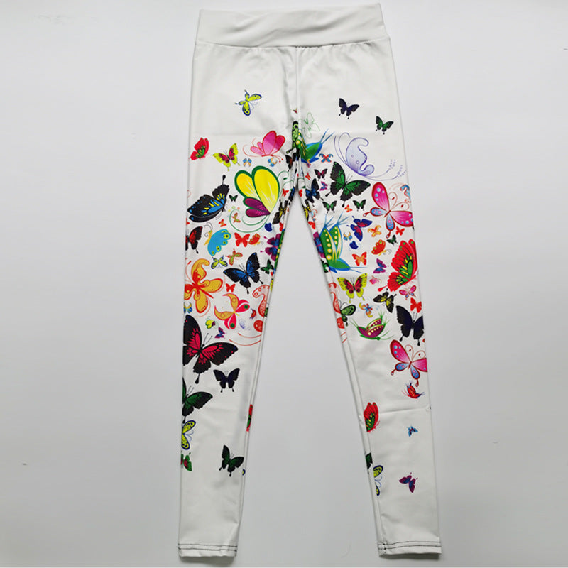 Floral Butterfly Leggings