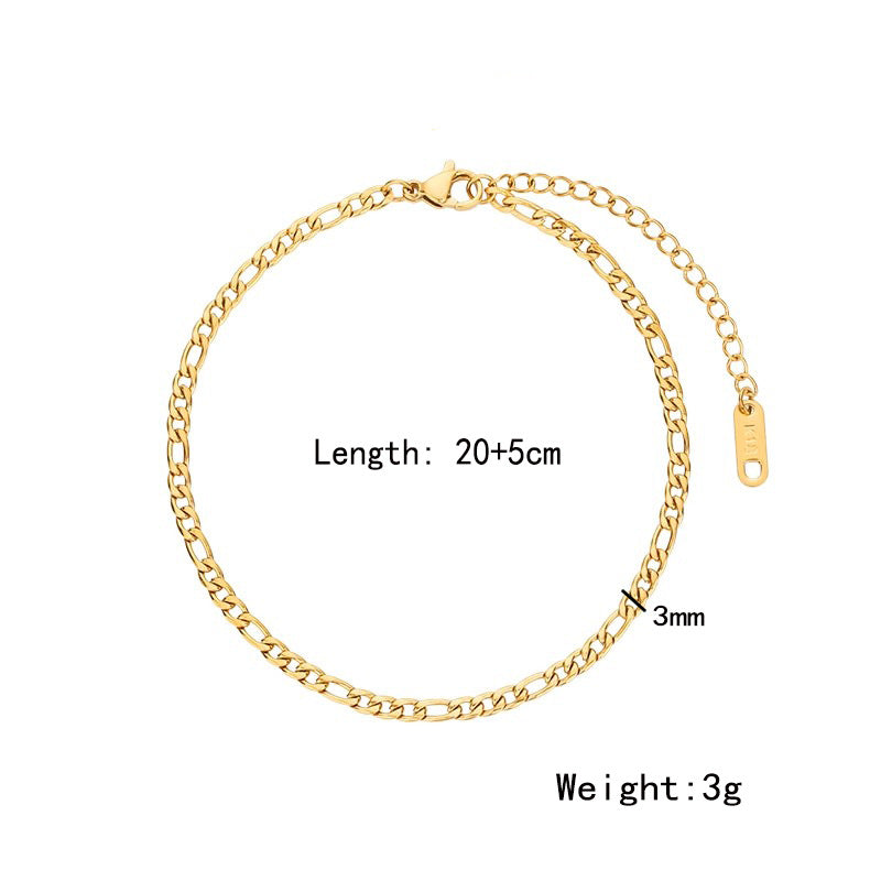 Diamond Elegance Anklet