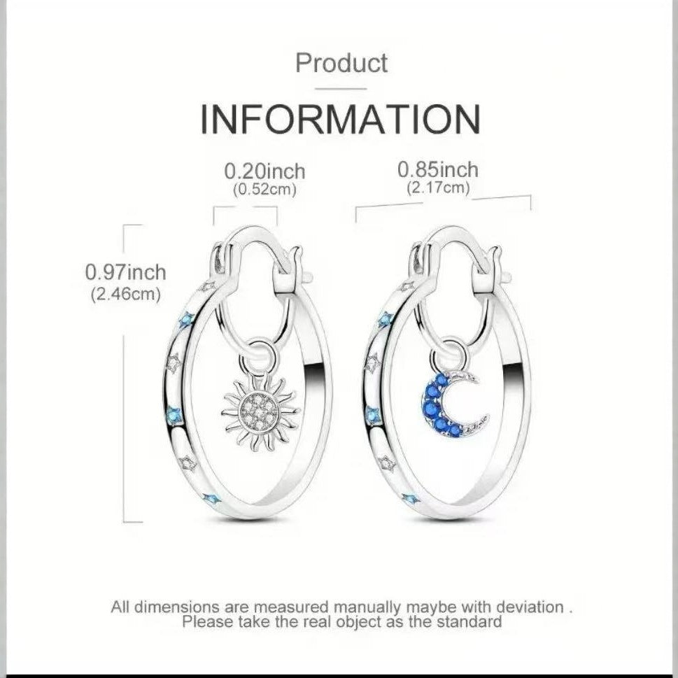 Platinum Grace Studs