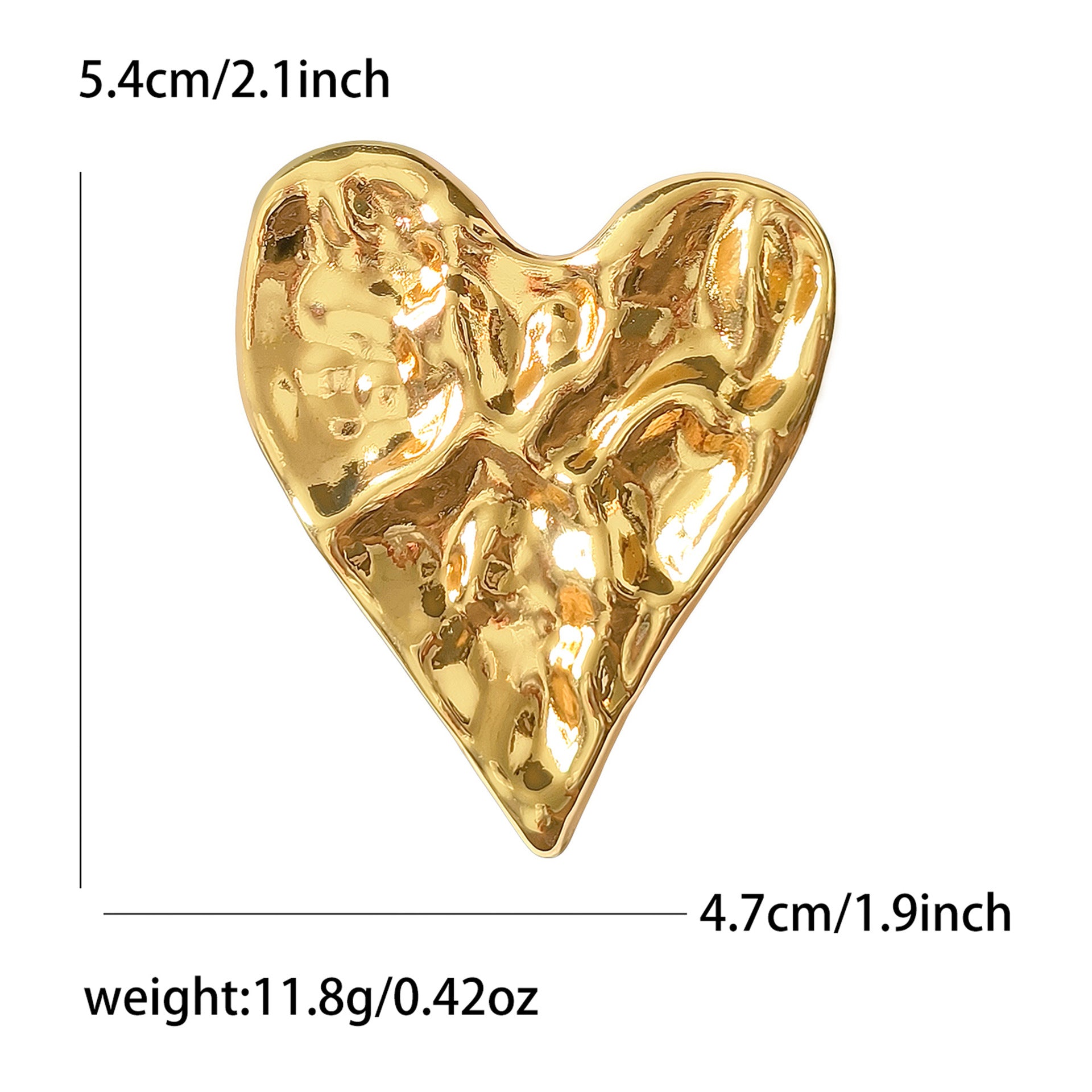 Platinum Charm Brooch