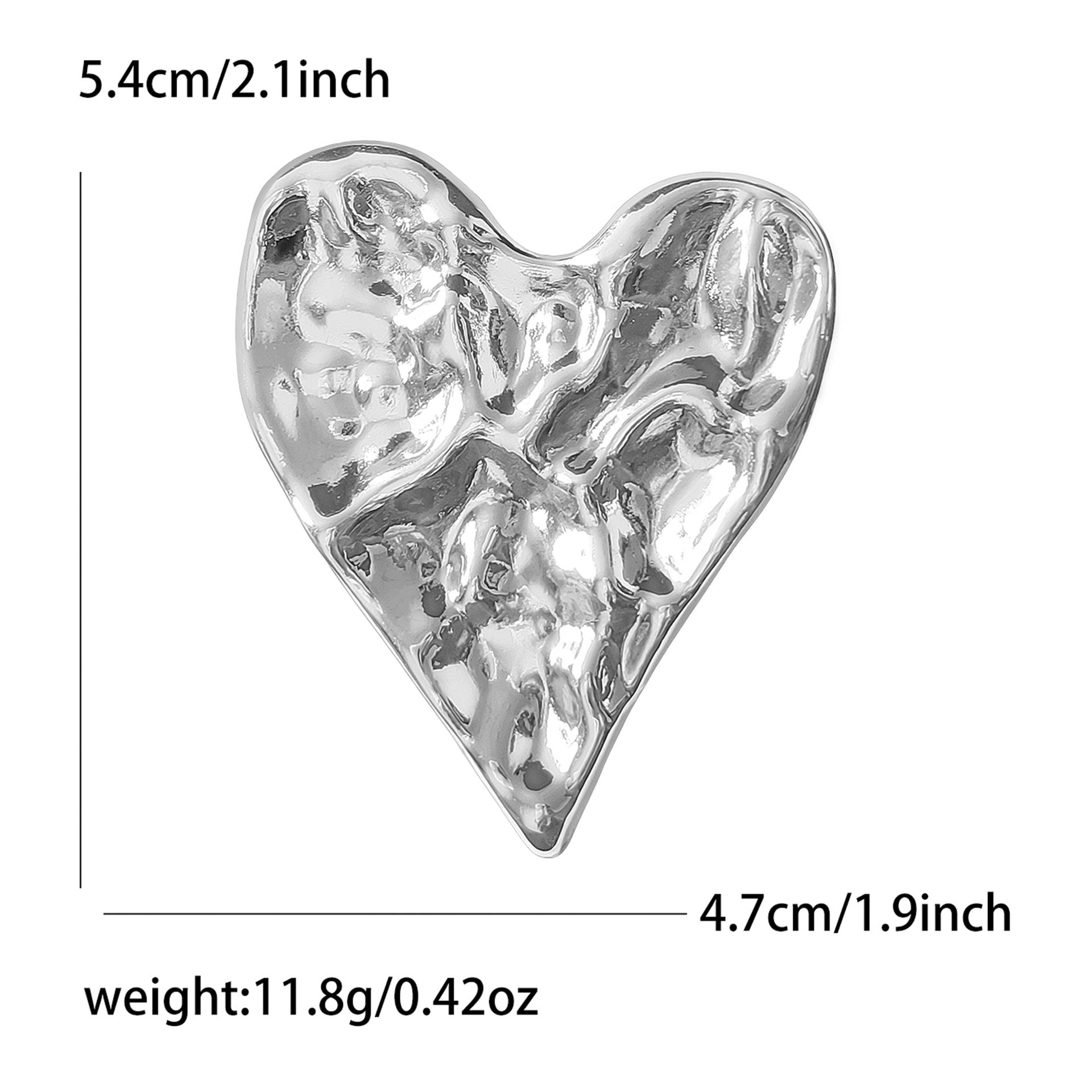 Platinum Charm Brooch