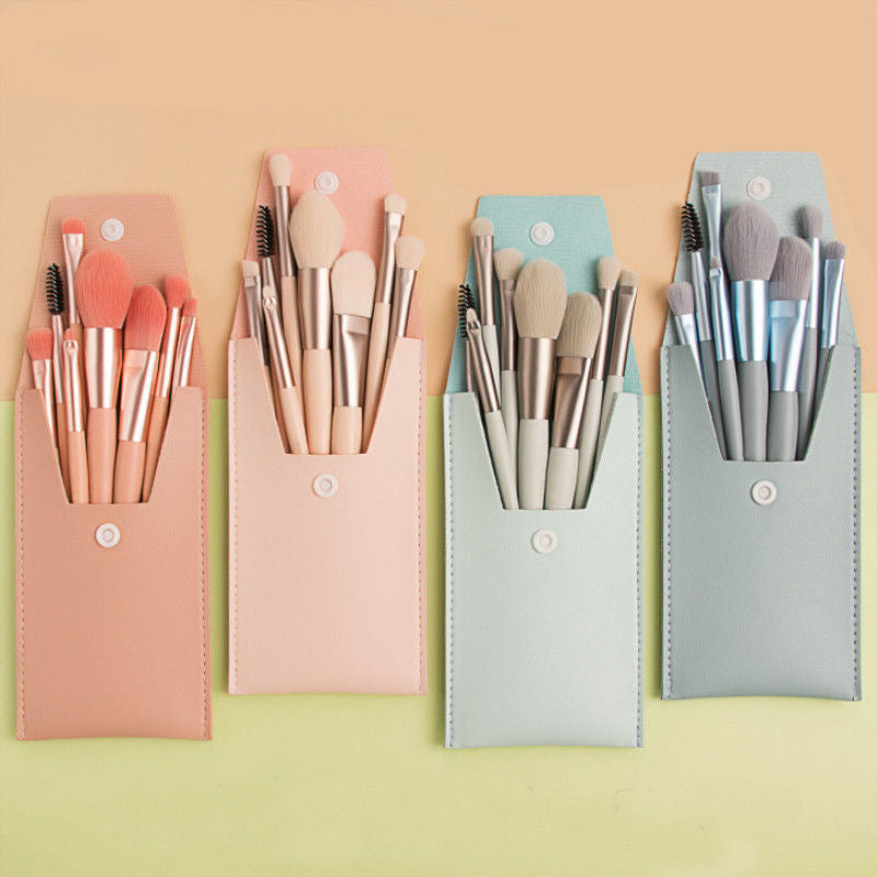8 Mini Makeup Brushes Suit