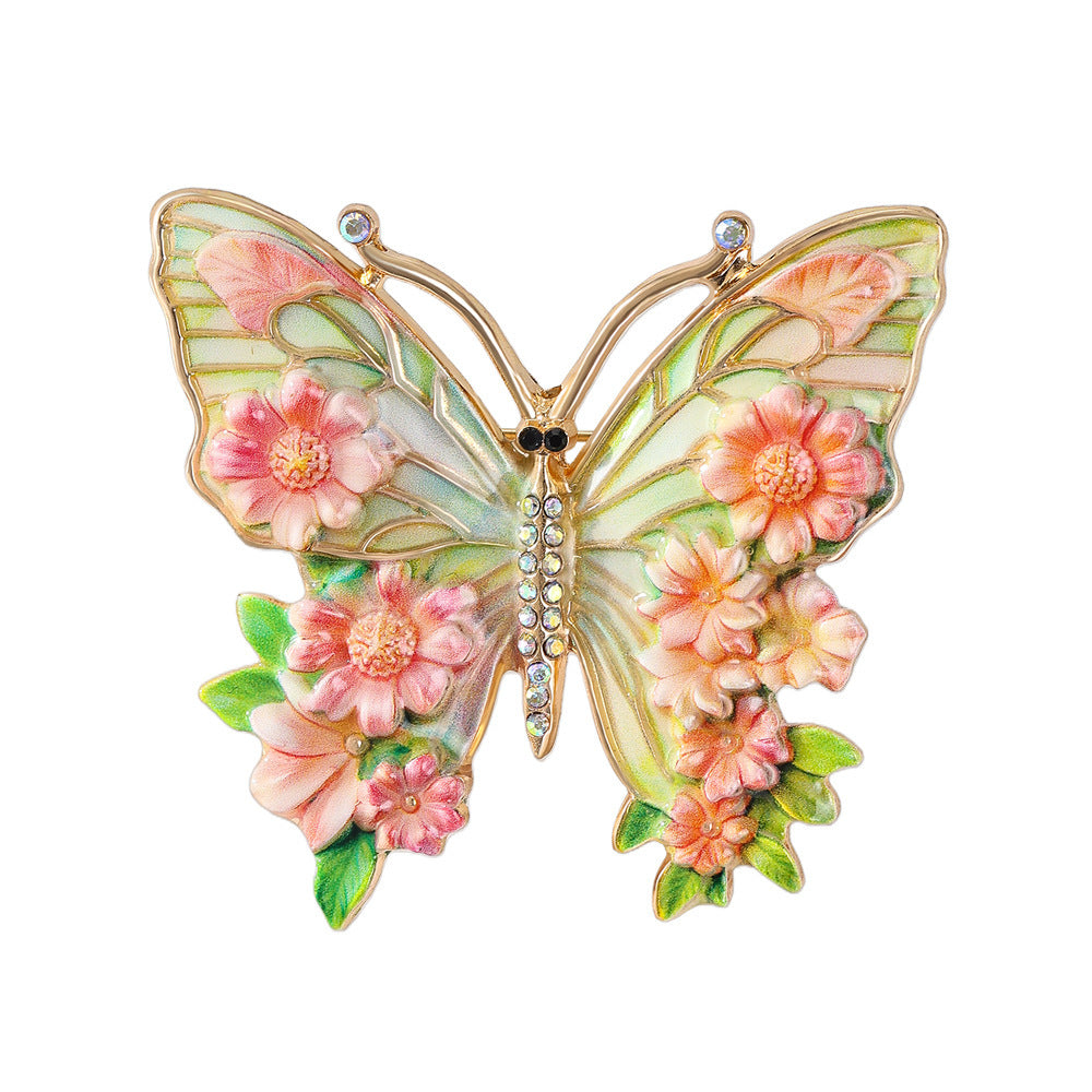 Pink Blossom Brooch