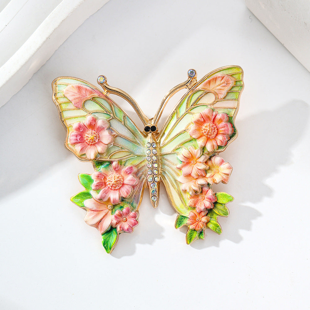 Pink Blossom Brooch