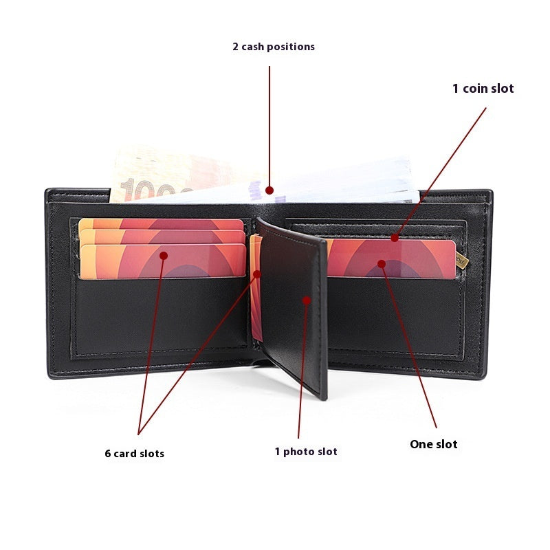 Crown Leather Wallet