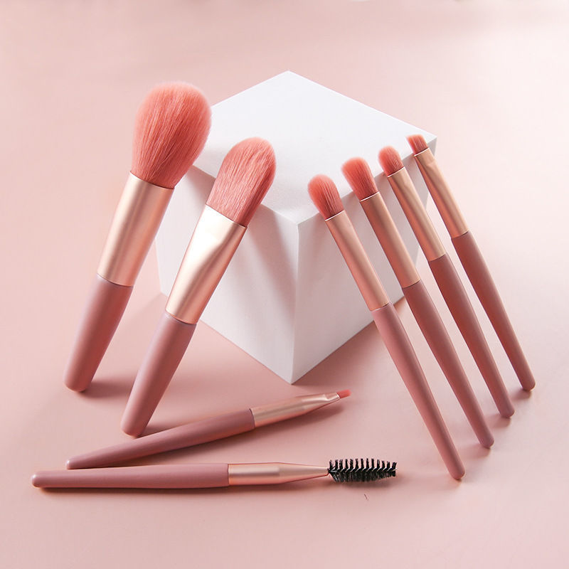 8 Mini Makeup Brushes Suit